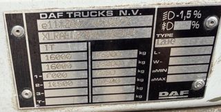 Ανατροπή + Γερανός DAF 2018 LF 55.290 euro6 Μηχανικο σασμαν 16Μικτο-Αντλια ανατροπης-thumb-13