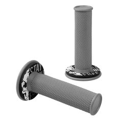 LAMPA 9057.4-LM ΧΕΡΟΥΛΙΑ MOTO DONUT OFF-ROAD ΓΚΡΙ/ΓΚΡΙ 22MM+25MM 12CM 2ΤΕΜ