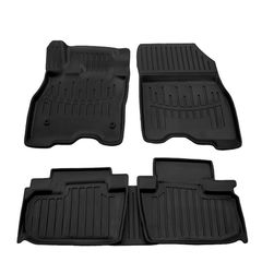 RACE AXION 5014055/ST Πατάκια Τύπου Σκαφάκια Για Nissan Leaf (ZE0) 2010-2017 5πορτο Λάστιχο Σκαφάκια Προστατευτικά Με Κουμπώματα υλικό Λάστιχο για Επιβατικά Αυτοκίνητα - 5 τεμ.