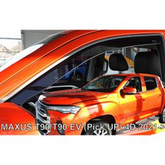HEKO ΑΝΕΜ.22108 ΑΝΕΜΟΘΡΑΥΣΤΕΣ ΓΙΑ MAXUS T90/T90EV PICKUP 4D 2021+ ΖΕΥΓΑΡΙ ΑΠΟ ΕΥΚΑΜΠΤΟ ΦΙΜΕ ΠΛΑΣΤΙΚΟ - 2 ΤΕΜ
