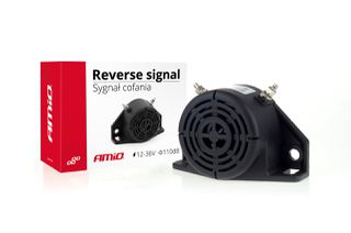 AMIO 01730/AM Σειρήνα Όπισθεν Βομβητής Bipper 110dB 12-36V για Δυνατή Ηχητική Προειδοποίηση Κίνησης σε Αυτοκίνητα Φορτηγά και Μηχανήματα - 1 Τεμ.