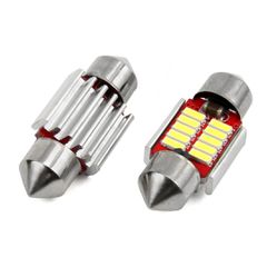 AMIO 01288/AM Λάμπες LED Πλαφονιέρας 31mm 12/24V 2W 5600K 10 LED CAN-BUS Festoon Λευκό Φως για Εσωτερικό Φωτισμό Καμπίνας και Πινακίδα Αυτοκινήτου - 1 σετ
