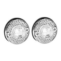 LAMPA L9892.6 Φώτα Ογκου Φορτηγού 24V 1 Led 2τεμ Λευκά F-12