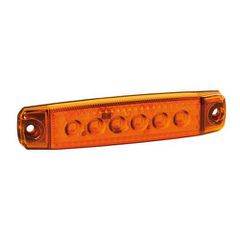 LAMPA L9700.9 ΦΩΣ ΟΓΚΟΥ 6LED ΠΟΡΤΟΚΑΛΙ 12/24V 96mm ΑΔΙΑΒΡΟΧΟ 1ΤΕΜ.