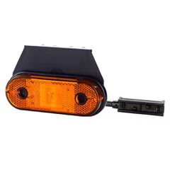 M-TECH WMLHOR650/MT ΦΩΣ ΟΓΚΟΥ LD650 12/24V 1LED HORPOL ΠΟΡΤΟΚΑΛΙ (11 x 3,2 cm)1ΤΕΜ.