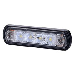 M-TECH WMLHOR675/MT ΦΩΣ ΟΓΚΟΥ LD675 12/24V 4LED HORPOL ΛΕΥΚΟ (10,5 x 3 cm) -1ΤΕΜ.