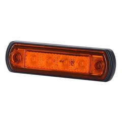 M-TECH WMLHOR676/MT ΦΩΣ ΟΓΚΟΥ LD676 12/24V 4LED HORPOL ΠΟΡΤΟΚΑΛΙ (10,5 x 2,5 cm) -1ΤΕΜ