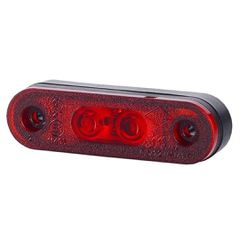 M-TECH WMLHOR958/MT ΦΩΣ ΟΓΚΟΥ LD958 12/24V 2LED HORPOL ΚΟΚΚΙΝΟ (7,9 x 2,4 cm) -1ΤΕΜ.