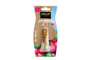 AQUA 10-493/AQ ΑΡΩΜΑΤΙΚΟ ΑΥΤΟΚΙΝΗΤΟΥ ΚΡΕΜΑΣΤΟ ΜΠΟΥΚΑΛΑΚΙ ΜΕ ΑΡΩΜΑ ΤΣΙΧΛΟΦΟΥΣΚΑ (BUBBLE GUM) AIR WOOD AQUA - 1 TEM.