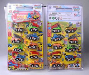 Σετ αυτοκινητάκια με Pull Back - 9pcs - 3988-9 - 233156-thumb-1