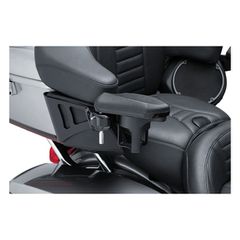 Kuryakyn, passenger armrest set. Gloss black-thumb-2