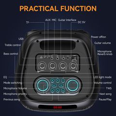 Φορητό ηχείο subwoofer με μικρόφωνο Karaoke - ZQS8280 - 160019