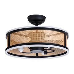 PRIMO PRCF-80657 Ανεμιστήρας Οροφής 24'' 60εκ. Με Τηλεχειριστήριο και 3 Φώτα LED