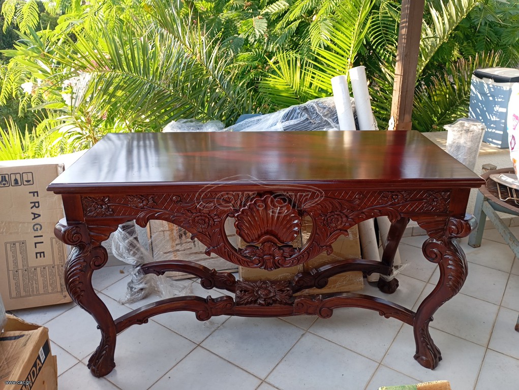 Τραπέζι Μαλαισία, μαόνι, Hand made