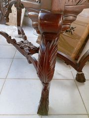 Τραπέζι Μαλαισία, μαόνι, Hand made-thumb-4