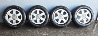 AUDI ΓΝΗΣΙΕΣ ΖΑΝΤΕΣ ΑΛΟΥΜΙΝΙΟΥ * 5*100 , ΕΤ38 , 6'' , 15'' , 8L0601025F * ΥΠΑΡΧΕΙ ΚΑΙ ΜΙΑ ΚΑΙΝΟΥΡΓΙΑ