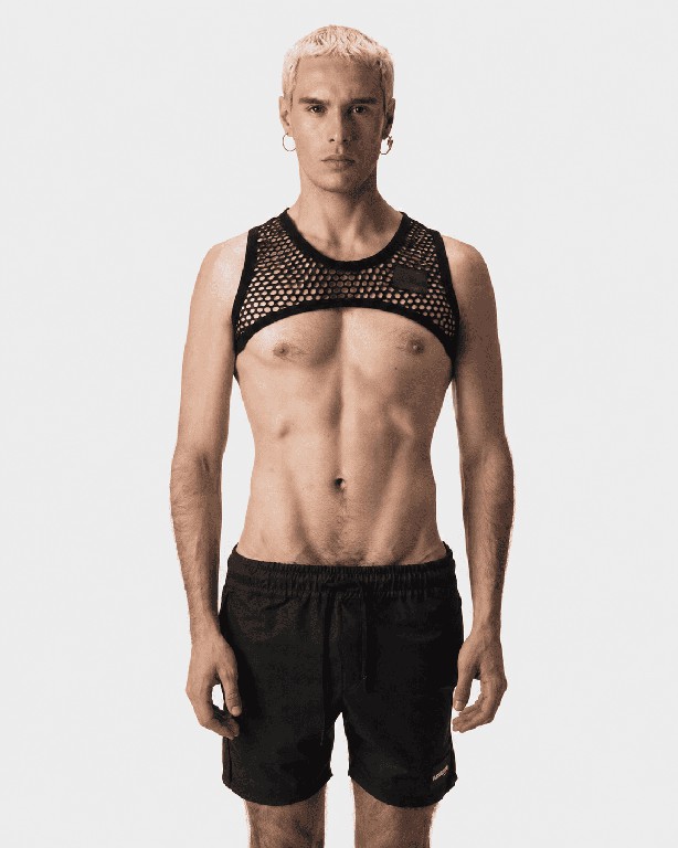 Barcode Berlin Fetish Short Labio Black