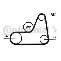 Ιμάντας poly-V CONTINENTAL CTAM 6PK1042ELAST