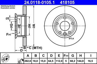 Δισκόπλακα ATE 24011801051