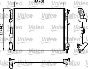 Ψυγείο, ψύξη κινητήρα VALEO 732523