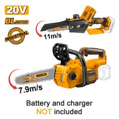 COSLI24078E-S Σετ Μίνι Αλυσοπρίονο & Αλυσοπρίονο Μπαταρίας 20V (Solo) - 18V - 20V - INGCO (#COSLI24078E-S)
