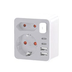 Technik Professional Πρίζα Επέκτασης 2 Θέσεων 2xUSB-C & 2xUSB-A με Διακόπτη