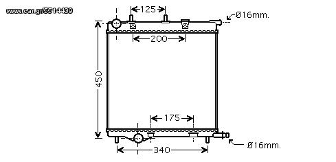 ΨΥΓΕΙΟ ΝΕΡΟΥ-ΨΥΓΕΙΟ A/C-ΒΕΝΤΙΛΑΤΕΡ CITROEN C2 2003-2014/ C3 2002-2014 / PEUGEOT 1007 ΚΑΙΝΟΥΡΙΟ