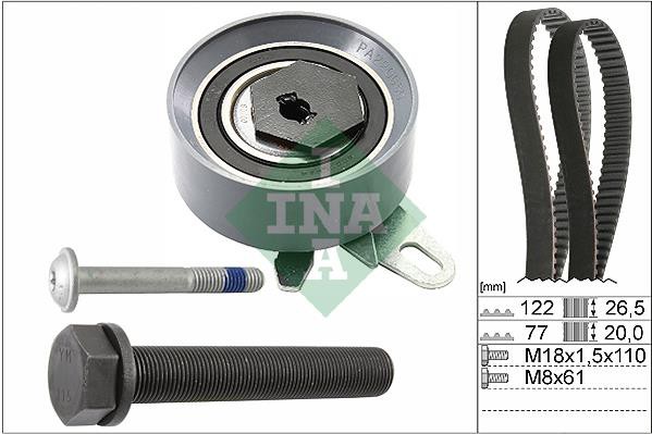 Σετ οδοντωτού ιμάντα INA 530040610