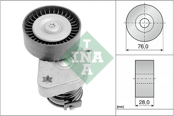 Τεντωτήρας ιμάντα, ιμάντας poly- INA 534008130