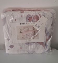 NIMA HOME Caprice Υπέρδιπλο Σετ Σεντονιών 100% Βαμβάκι 4τμχ – Καινούργιο