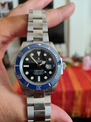 Rolex "cookie monster" vsf v2 gain weight vs 3235