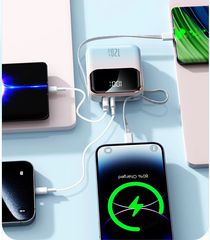 Powerbank Mini - Fast Charge - 10.000mah - DX337 - 813669 - Purple