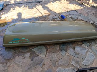 Μπαγκαζιερα Kamei dolphin 460 και μπάρες Thule-thumb-1