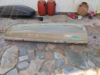 Μπαγκαζιερα Kamei dolphin 460 και μπάρες Thule-thumb-2