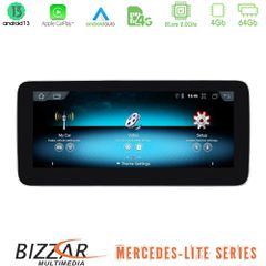 Bizzar Lite Series Mercedes A/CLA/GLA Class NTG5 Android13 8Core (4+64GB) Navigation Multimedia 10.25"