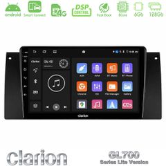 Clarion GL700 Lite Series 8Core Android ClarionOS 6+128GB BMW 5 Series (E39) / X5 (E53) Navigation Multimedia Tablet 9" Με Carplay & Android Auto