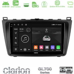 Clarion GL700 Series 8Core Android ClarionOS 4+64GB Mazda 6 2008-2012 Navigation Multimedia Tablet 9" Με Carplay & Android Auto