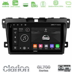 Clarion GL700 Series 8Core Android ClarionOS 4+64GB Mazda CX-7 2007-2011 Navigation Multimedia Tablet 9" Με Carplay & Android Auto