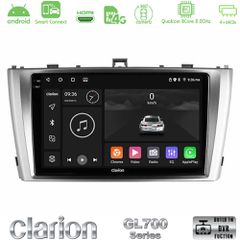 Clarion GL700 Series 8Core Android ClarionOS 4+64GB Toyota Avensis T27 Navigation Multimedia Tablet 9" Με Carplay & Android Auto