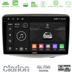 Clarion GL700 Series 8Core Android ClarionOS 4+64GB Toyota Yaris 1999 - 2006 Navigation Multimedia Tablet 9" Με Carplay & Android Auto