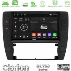 Clarion GL700 Series 8Core Android ClarionOS 4+64GB VW Passat B5 2001-2005 Navigation Multimedia Tablet 9" Με Carplay & Android Auto