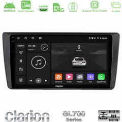Clarion GL700 Series Skoda Octavia 2004-2012 8Core Android ClarionOS 4+64GB Navigation Multimedia Tablet 9" Με Carplay & Android Auto