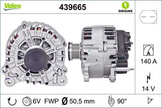 Γεννήτρια VALEO ORIGINS NEW O.E. TECHNOLOGY VALEO 439665