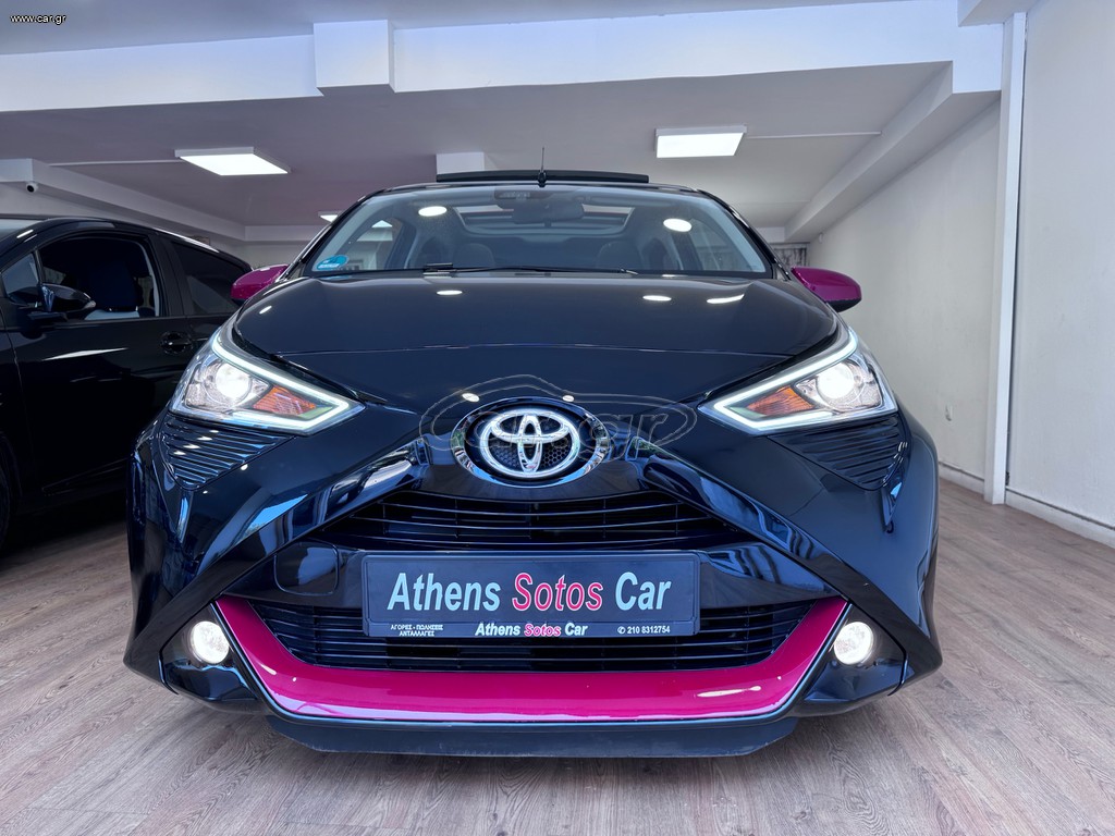 Toyota Aygo 2021 cabrio full extraa ένας ιδιοκτήτης δερμάτινο σαλόνι
