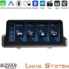 Bizzar BMW 3 series E90 (χωρίς εργ.οθόνη) Linux Apple CarPlay | Android Auto screen 10.25" HD Anti-reflection