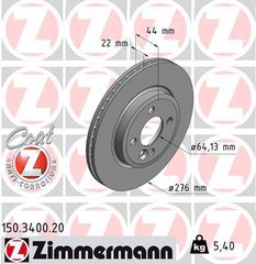 Δισκόπλακα COAT Z ZIMMERMANN 150340020