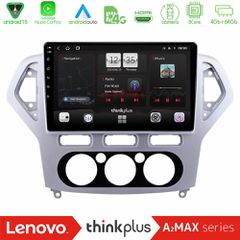 Lenovo Thinkplus A2MAX Series 8Core Android15 4+64GB Ford Mondeo 2007-2010 Manual A/C Navigation Multimedia Tablet 10"