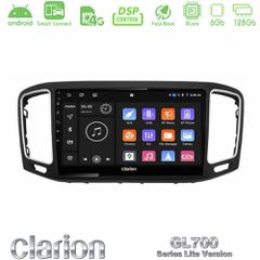 Clarion GL700 Lite Series 8Core Android ClarionOS 6+128GB VW Sharan 2010-2015 Navigation Multimedia Tablet 9" Με Carplay & Android Auto