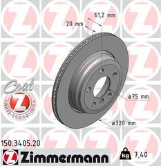 Δισκόπλακα COAT Z ZIMMERMANN 150340520