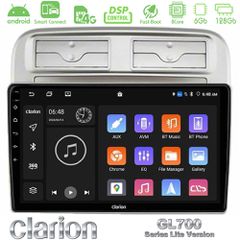 Clarion GL700 Lite Series 8Core Android ClarionOS 6+128GB Fiat Grande Punto 2006-2011 Navigation Multimedia Tablet 9" Με Carplay & Android Auto